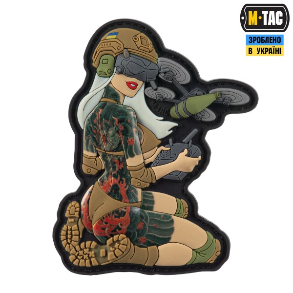 M-Tac нашивка Tactical girl №6 PVC Якудза V2 - 51468004