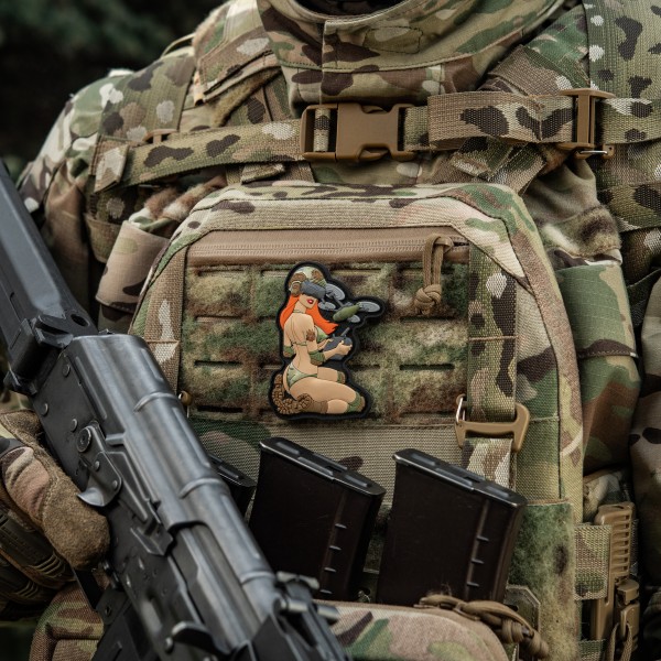 M-Tac нашивка Tactical girl №6 PVC redhead/MC V2 - 51468006 M-Tac нашивка Tactical girl №6 PVC redhead/MC V2 - 51468006