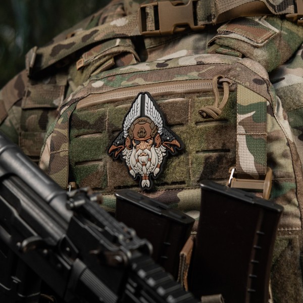 M-Tac нашивка Odin Tactical 3D PVC White/Coyote - 51469003