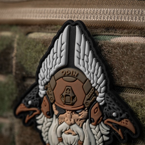 M-Tac нашивка Odin Tactical 3D PVC White/Coyote - 51469003