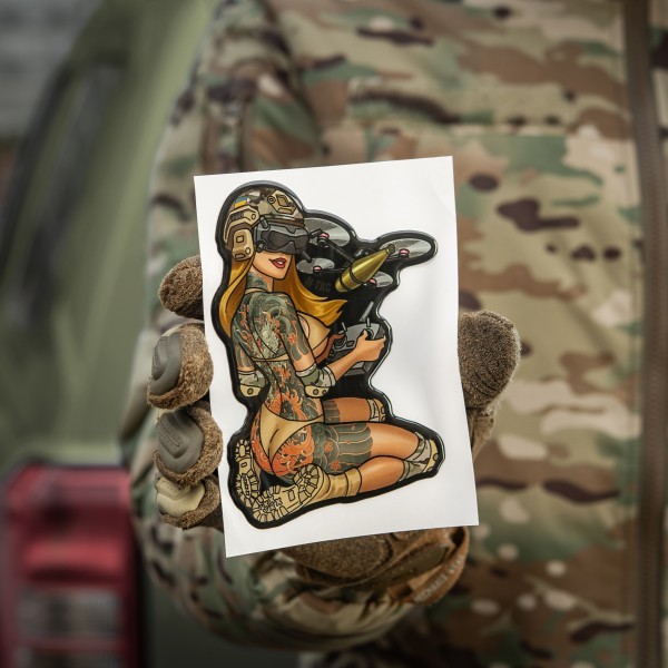 M-Tac наклейка обємна Tactical girl №6 Якудза - 51470001 M-Tac наклейка обємна Tactical girl №6 Якудза - 51470001