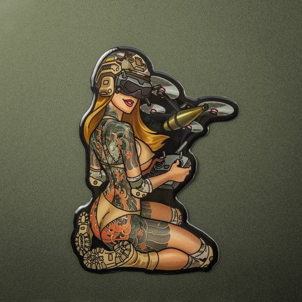 M-Tac наклейка обємна Tactical girl №6 Якудза - 51470001 M-Tac наклейка обємна Tactical girl №6 Якудза - 51470001