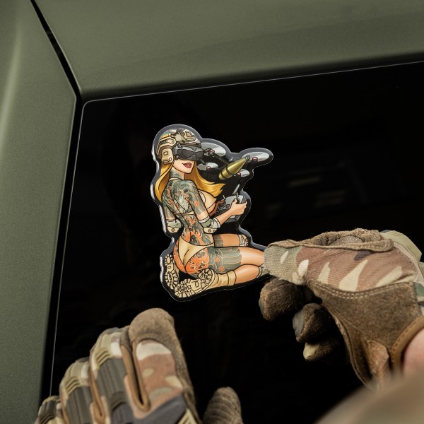 M-Tac наклейка обємна Tactical girl №6 Якудза - 51470001 M-Tac наклейка обємна Tactical girl №6 Якудза - 51470001