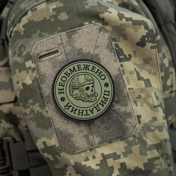 M-Tac нашивка Необмежено придатний PVC Black/Olive - 51471201