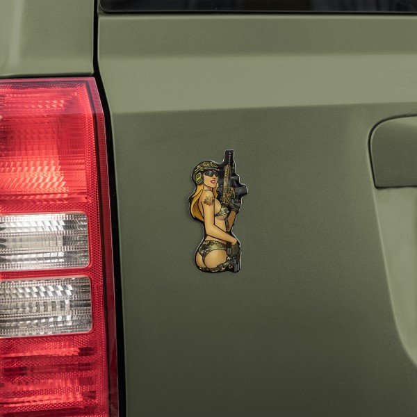M-Tac наклейка обємна Tactical girl №4 MM14 - 51478001 M-Tac наклейка обємна Tactical girl №4 MM14 - 51478001