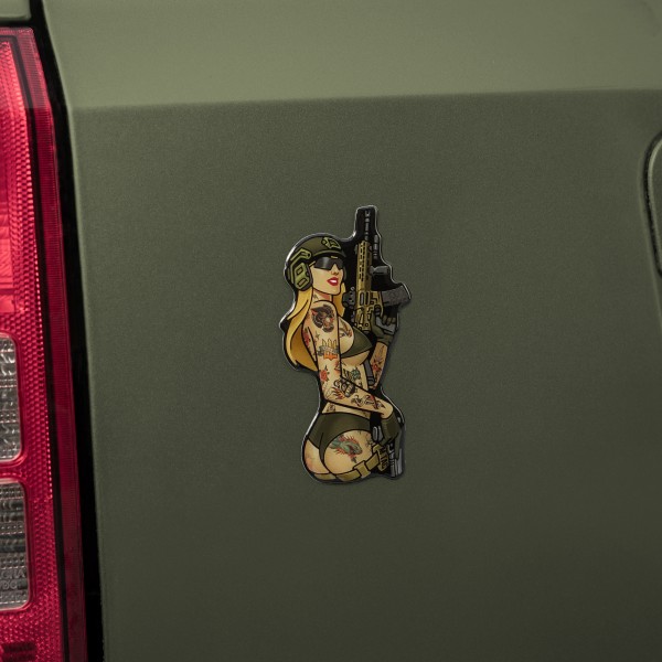 M-Tac наклейка обємна Tactical girl №4 tattoo Пантера - 51478002