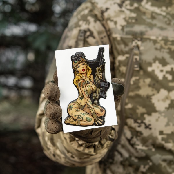 M-Tac наклейка обємна Tactical girl №5 Hooligan - 51479001 M-Tac наклейка обємна Tactical girl №5 Hooligan - 51479001