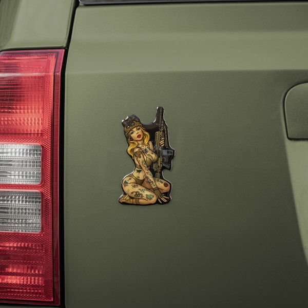 M-Tac наклейка обємна Tactical girl №5 Hooligan - 51479001 M-Tac наклейка обємна Tactical girl №5 Hooligan - 51479001