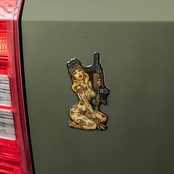 M-Tac наклейка обємна Tactical girl №5 Hooligan - 51479001 M-Tac наклейка обємна Tactical girl №5 Hooligan - 51479001