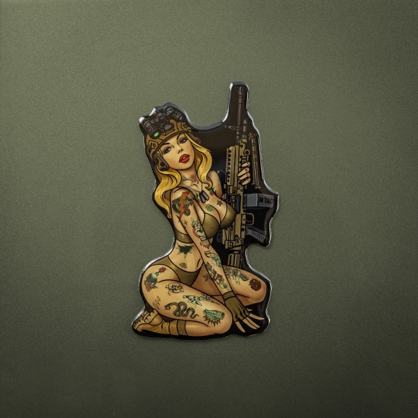 M-Tac наклейка обємна Tactical girl №5 Hooligan - 51479001 M-Tac наклейка обємна Tactical girl №5 Hooligan - 51479001