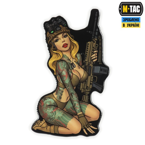 M-Tac наклейка обємна Tactical girl №5 Якудза - 51479003