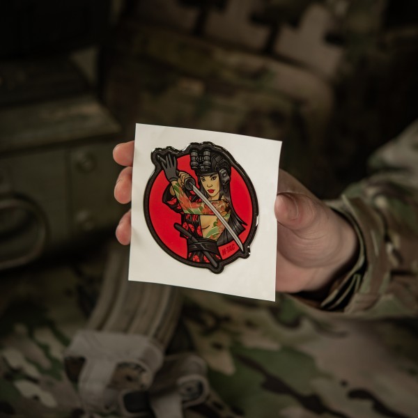 M-Tac наклейка обємна Tactical girl №3 Череп на плечі - 51479102 M-Tac наклейка обємна Tactical girl №3 Череп на плечі - 51479102