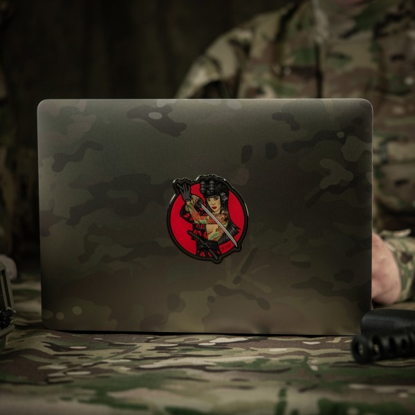 M-Tac наклейка обємна Tactical girl №3 Череп на плечі - 51479102 M-Tac наклейка обємна Tactical girl №3 Череп на плечі - 51479102