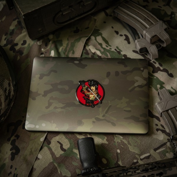 M-Tac наклейка обємна Tactical girl №3 Череп на плечі - 51479102 M-Tac наклейка обємна Tactical girl №3 Череп на плечі - 51479102