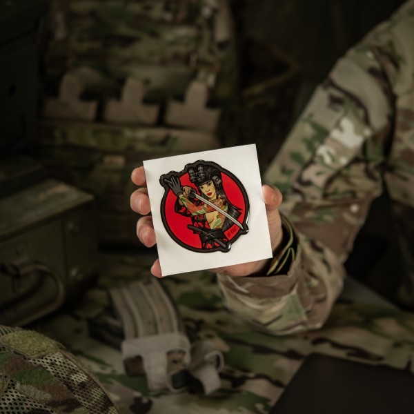 M-Tac наклейка обємна Tactical girl №3 Череп на плечі - 51479102 M-Tac наклейка обємна Tactical girl №3 Череп на плечі - 51479102