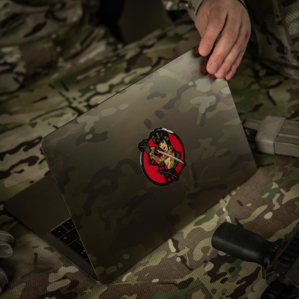 M-Tac наклейка обємна Tactical girl №3 Череп на плечі - 51479102 M-Tac наклейка обємна Tactical girl №3 Череп на плечі - 51479102