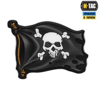 M-Tac наклейка обємна Веселий Роджер Black