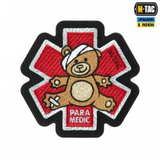 M-Tac нашивка Paramedic Медвідь (вишивка) Bronze/Black