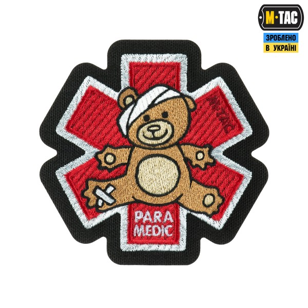 M-Tac нашивка Paramedic Ведмідь (вышивка) Bronze/Black - 51480014