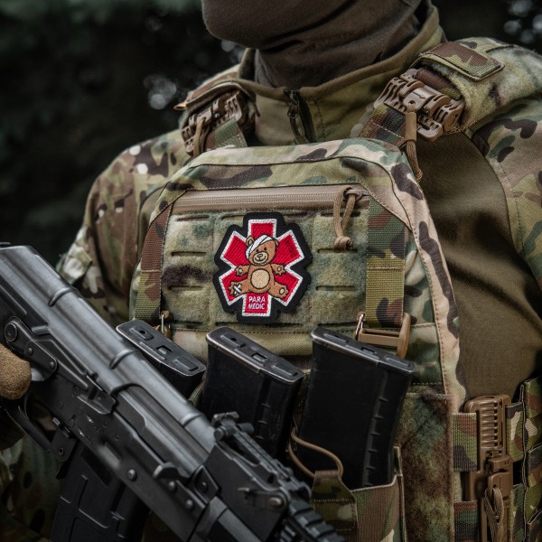 M-Tac нашивка Paramedic Ведмідь (вышивка) Bronze/Black - 51480014