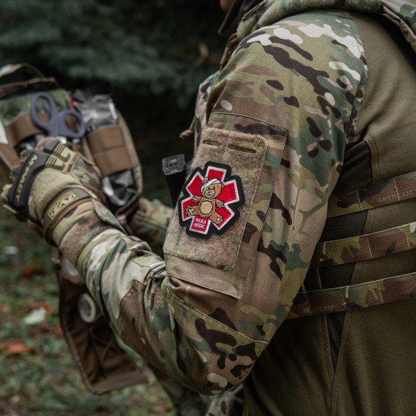 M-Tac нашивка Paramedic Ведмідь (вышивка) Bronze/Black - 51480014