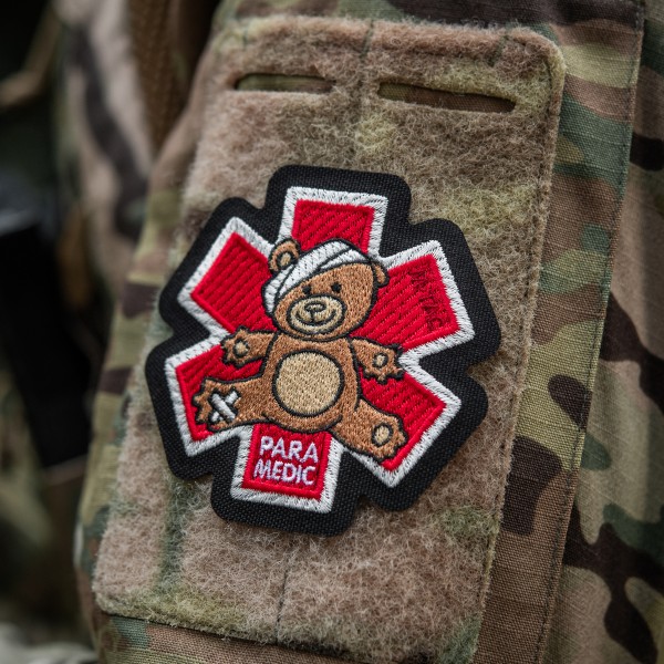 M-Tac нашивка Paramedic Ведмідь (вышивка) Bronze/Black - 51480014