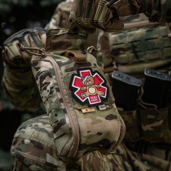 M-Tac нашивка Paramedic Ведмідь (вышивка) Bronze/Black - 51480014