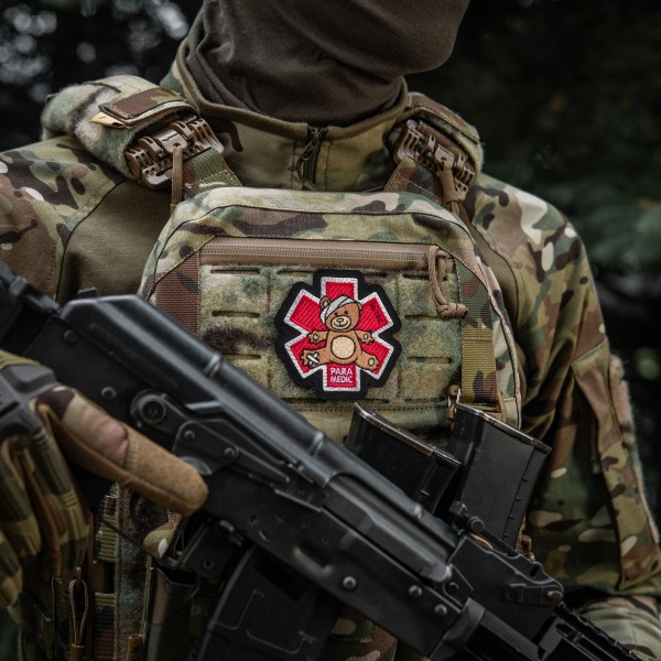 M-Tac нашивка Paramedic Ведмідь (вышивка) Bronze/Black - 51480014