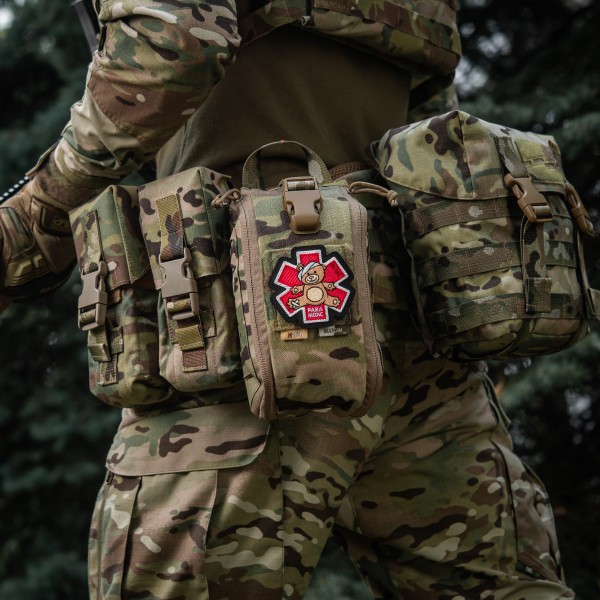 M-Tac нашивка Paramedic Ведмідь (вышивка) Bronze/Black - 51480014