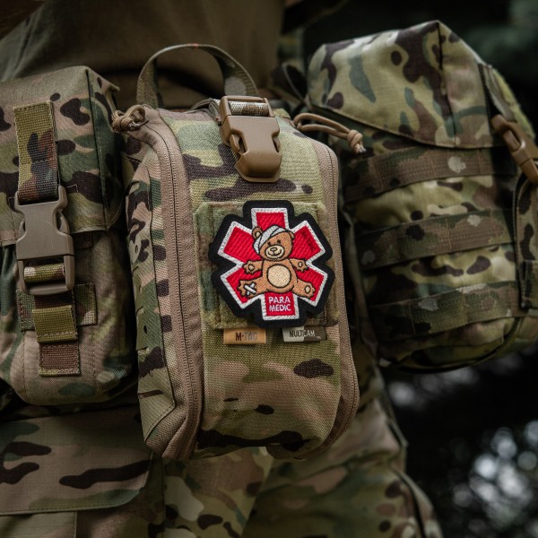 M-Tac нашивка Paramedic Ведмідь (вышивка) Bronze/Black - 51480014