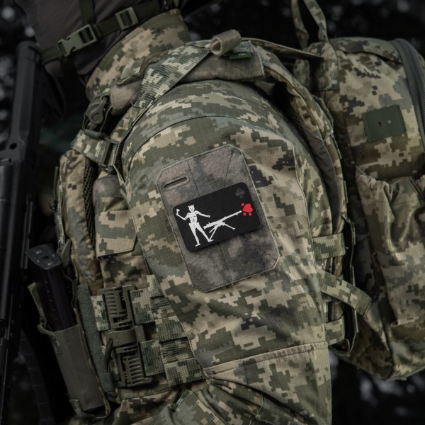 M-Tac нашивка прапор Чорна Борода СПГ-9 Black - 51483001