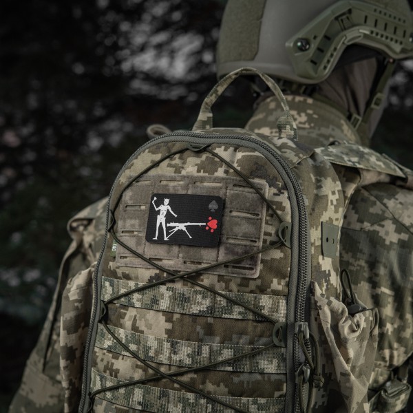 M-Tac нашивка прапор Чорна Борода СПГ-9 Black - 51483001