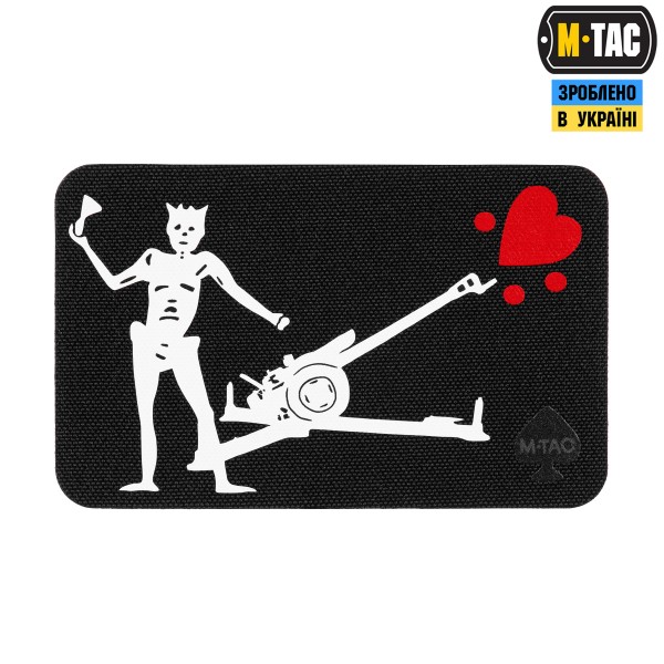 M-Tac нашивка прапор Чорна Борода Д-30 Black - 51483002