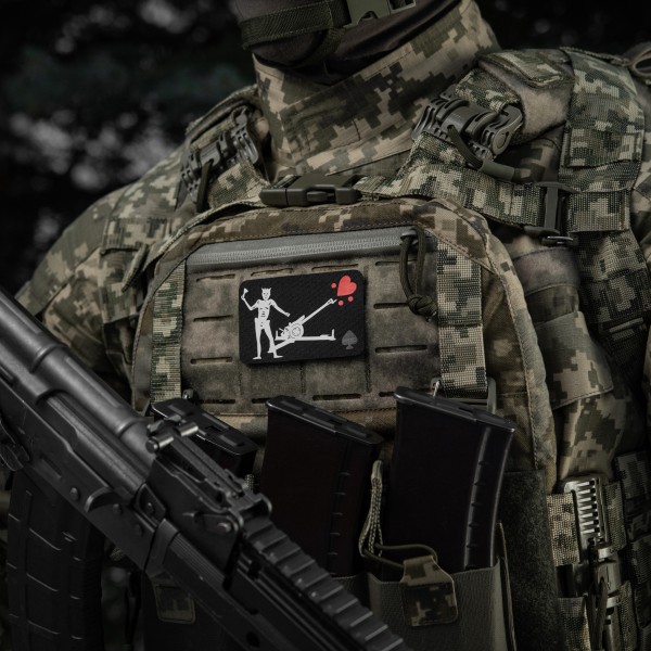 M-Tac нашивка прапор Чорна Борода Д-30 Black - 51483002