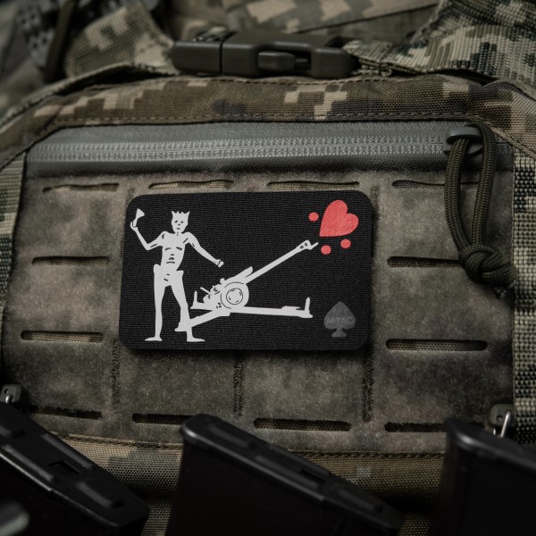 M-Tac нашивка прапор Чорна Борода Д-30 Black - 51483002