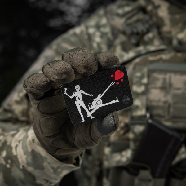 M-Tac нашивка прапор Чорна Борода Д-30 Black - 51483002