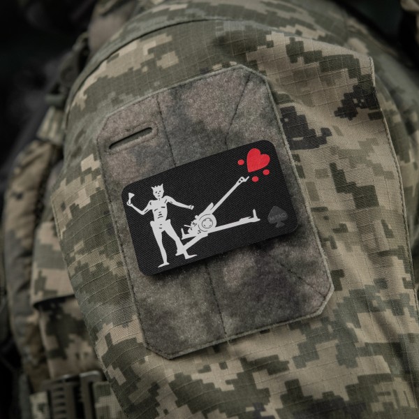 M-Tac нашивка прапор Чорна Борода Д-30 Black - 51483002