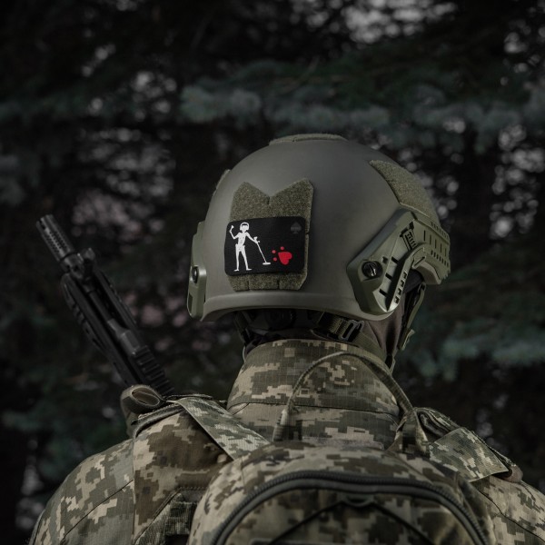 M-Tac нашивка прапор Чорна Борода Сапер Black - 51483006