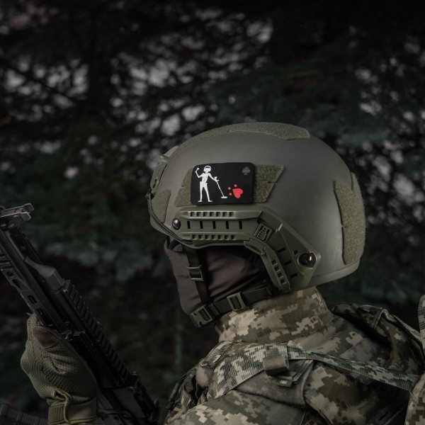 M-Tac нашивка прапор Чорна Борода Сапер Black - 51483006