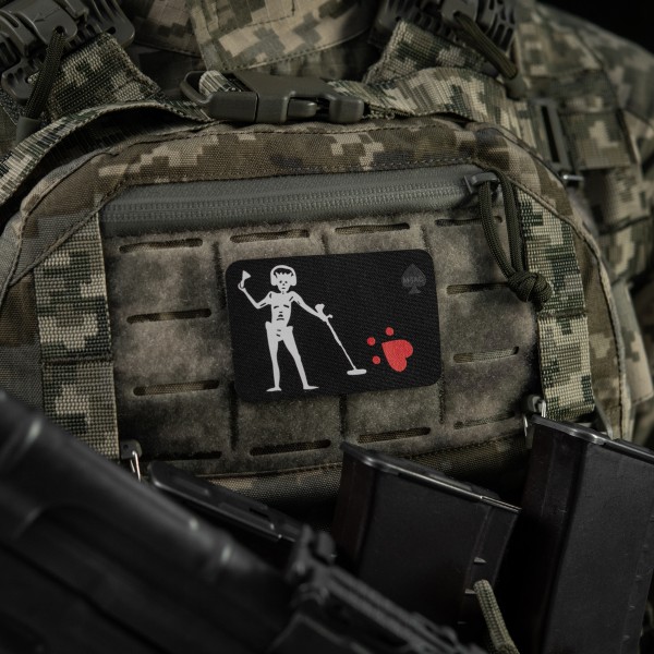 M-Tac нашивка прапор Чорна Борода Сапер Black - 51483006