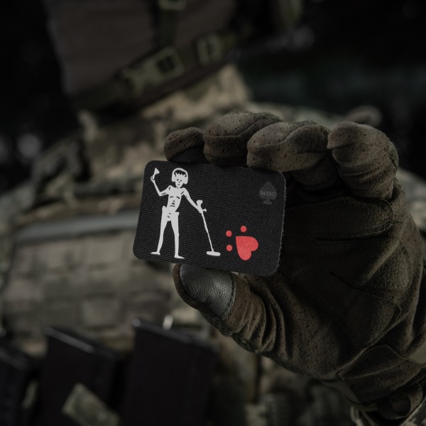M-Tac нашивка прапор Чорна Борода Сапер Black - 51483006
