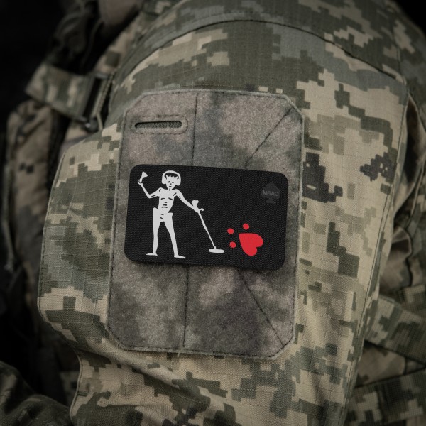 M-Tac нашивка прапор Чорна Борода Сапер Black - 51483006