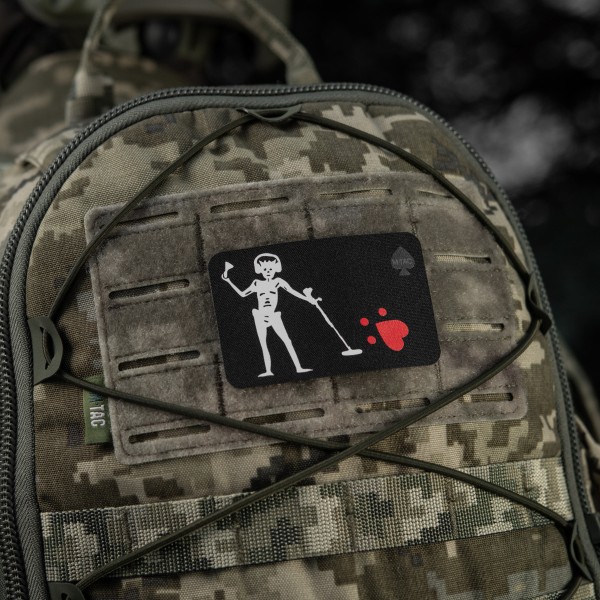 M-Tac нашивка прапор Чорна Борода Сапер Black - 51483006