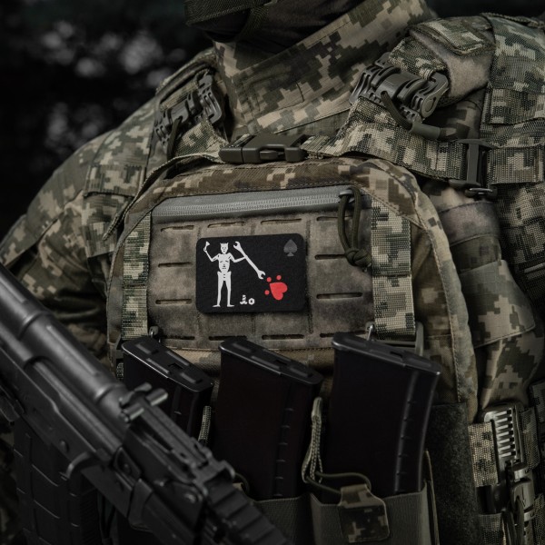 M-Tac нашивка прапор Чорна Борода Механік Black - 51483007