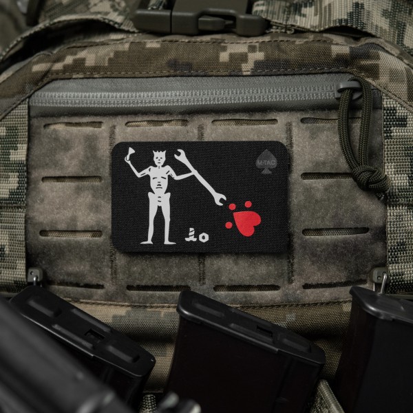 M-Tac нашивка прапор Чорна Борода Механік Black - 51483007