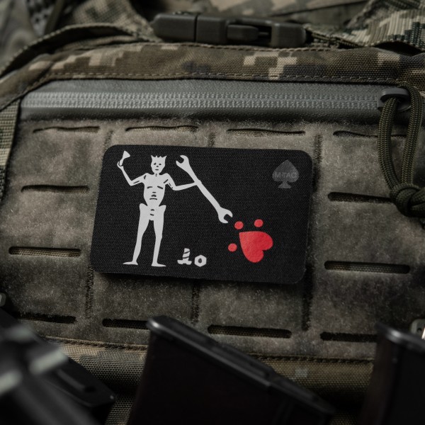 M-Tac нашивка прапор Чорна Борода Механік Black - 51483007