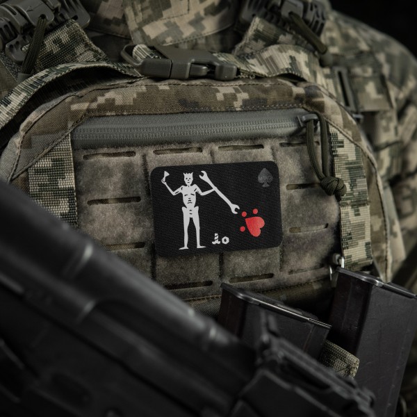 M-Tac нашивка прапор Чорна Борода Механік Black - 51483007