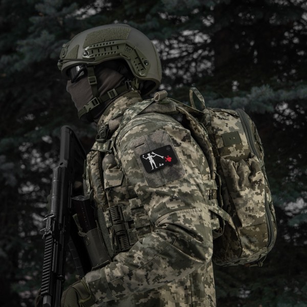 M-Tac нашивка прапор Чорна Борода Механік Black - 51483007