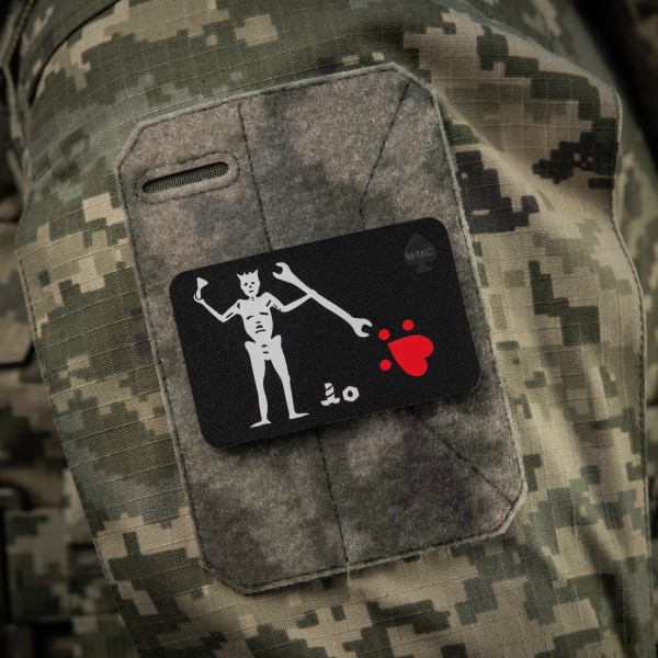 M-Tac нашивка прапор Чорна Борода Механік Black - 51483007