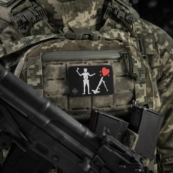 M-Tac нашивка прапор Чорна Борода 82-мм міномет Black - 51483011